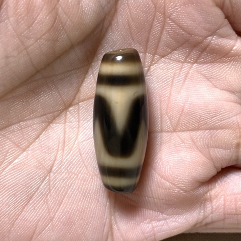 Tasso Dzi Bead with Blood Spots