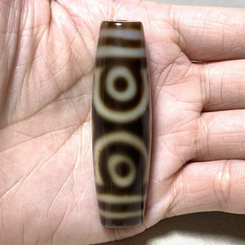 Six Eyed Dzi Bead