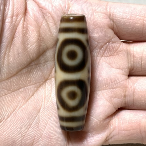 Four Eyed Dzi Bead