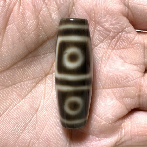 Four Eyed Dzi Bead