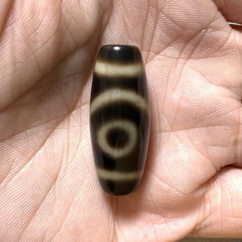 Two Eyed Dzi Bead