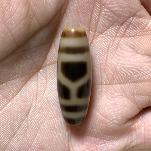 Longevity Dzi Bead with Blood Spots