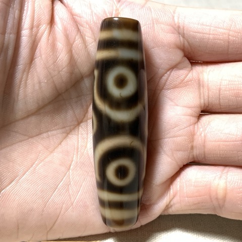 Six Eyed Dzi Bead