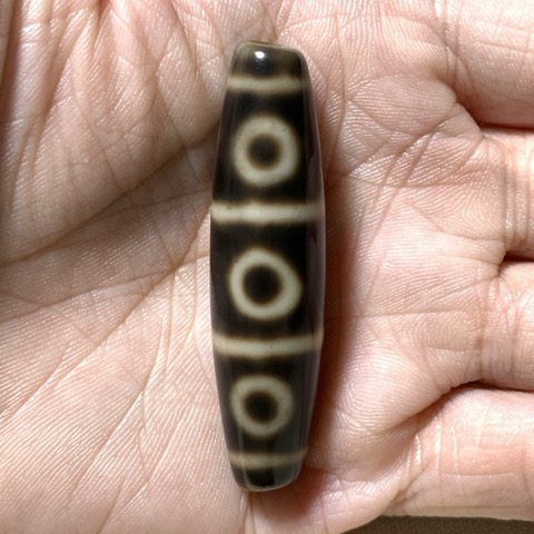 Nine Eyed Dzi Bead