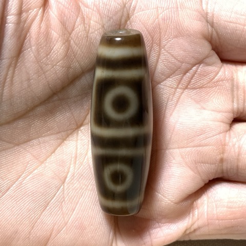 Four Eyed Dzi Bead