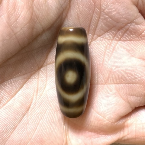 Two Eyed Dzi Bead