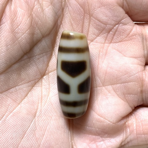 Longevity Dzi Bead with Blood Spots