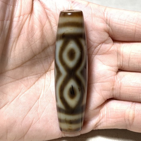 Six Buddha Eyed Dzi Bead