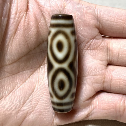 Six Buddha Eyed Dzi Bead