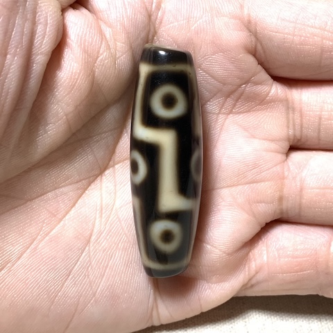 Nine Eyed Dzi Bead