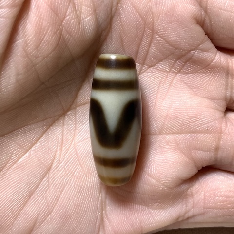 Tasso Dzi Bead with Blood Spots