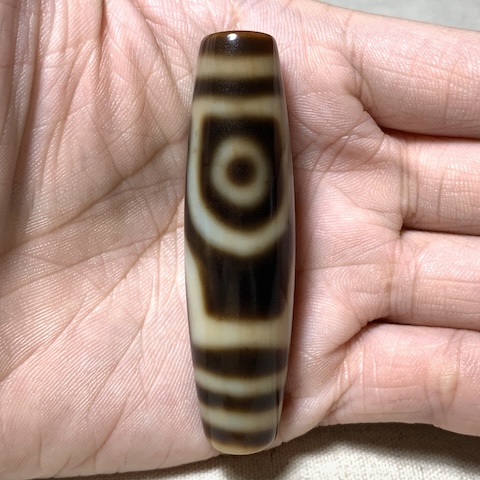 Two Eyed Dzi Bead