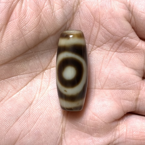 Two Eyed Dzi Bead