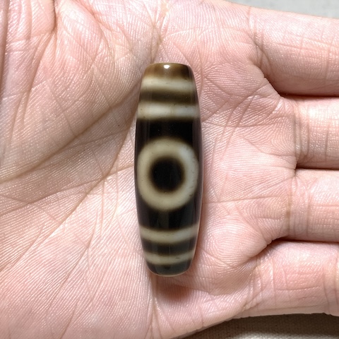 Two Eyed Dzi Bead