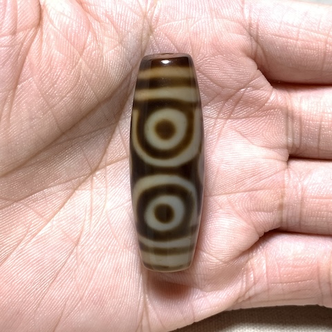 Six Eyed Dzi Bead